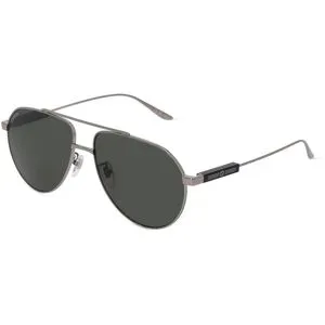 Kering Eyewear Spa Gucci GG1311S Unisex-Sonnenbrille Vollrand Pilot Metall-Gestell, Grau