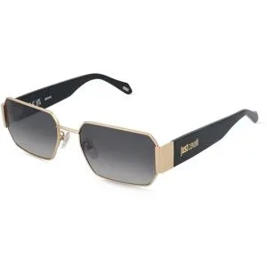 DE RIGO Vision D.A.CH. GmbH Just Cavalli SJC199 Unisex-Sonnenbrille Vollrand Geometrisch Edelstahl-Gestell, Pink