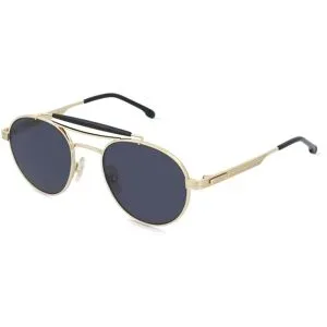 Safilo GmbH Carrera 381/S Herren-Sonnenbrille Vollrand Rund Edelstahl-Gestell, Gold