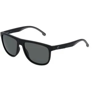 Safilo GmbH Carrera 8059/S Herren-Sonnenbrille Vollrand Quadratisch Kunststoff-Gestell, Schwarz
