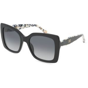 Safilo SpA Carolina Herrera 207643 Damen-Sonnenbrille Vollrand Quadratisch Acetat-Gestell, Schwarz