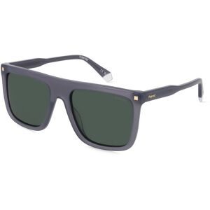 Safilo GmbH Polaroid PLD 4166/S/X Herren-Sonnenbrille Vollrand Quadratisch Acetat-Gestell, Grau