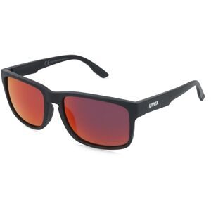 Uvex Sports uvex S534001 poise Unisex-Sonnenbrille Vollrand Eckig TR90-Gestell, Schwarz