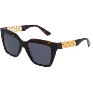 Luxottica Fashion Brillen Vertriebs GmbH Versace VE4418 Damen-Sonnenbrille Vollrand Quadratisch Acetat-Gestell, Havanna
