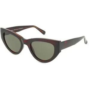 Suncute Industries Co., Ltd. Fielmann MC 630 SUN FA AMY II Damen-Sonnenbrille Vollrand Butterfly Acetat Spritzguss-Gestell, Havanna