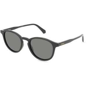 Safilo GmbH Polaroid PLD 4191/S Herren-Sonnenbrille Vollrand Panto Kunststoff-Gestell, Schwarz