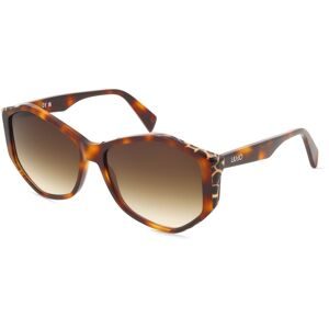 Marchon Germany GmbH Liu Jo LJ797S Unisex-Sonnenbrille Vollrand Quadratisch Acetat-Gestell, Braun
