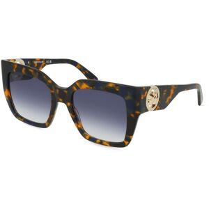 Marchon Germany GmbH Longchamp LO734S Unisex-Sonnenbrille Vollrand Quadratisch Kunststoff-Gestell, Schwarz