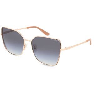 Marcolin Deutschland GmbH Guess GU00192 Damen-Sonnenbrille Vollrand Butterfly Metall-Gestell, Gold