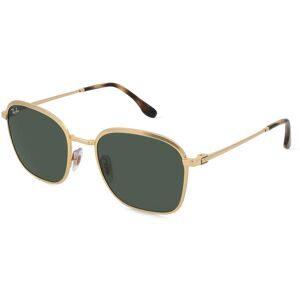 Luxottica Fashion Brillen Vertriebs GmbH Ray-Ban RB3720 Unisex-Sonnenbrille Vollrand Quadratisch Metall-Gestell, Gold