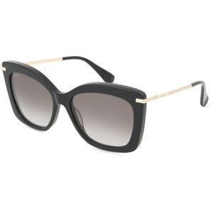 Marcolin Deutschland GmbH Max Mara MM0101 Unisex-Sonnenbrille Vollrand Butterfly Acetat-Gestell, Schwarz