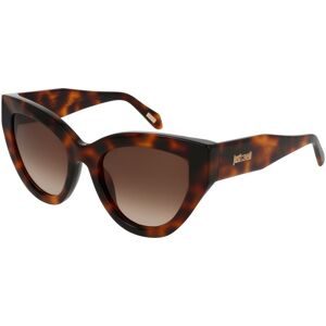 DE RIGO Vision D.A.CH. GmbH Just Cavalli SJC143 Damen-Sonnenbrille Vollrand Cat Eye Kunststoff-Gestell, Havanna