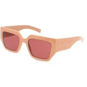 Marchon Germany GmbH Karl Lagerfeld KL6166S Unisex-Sonnenbrille Vollrand Quadratisch Kunststoff-Gestell, Beige