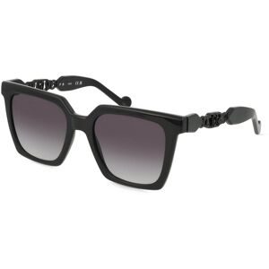 Marchon Germany GmbH Liu Jo LJ779S Unisex-Sonnenbrille Vollrand Quadratisch Kunststoff-Gestell, Schwarz