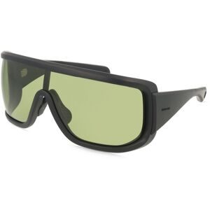 Luxottica Fashion Brillen Vertriebs GmbH Moncler ME8003 Unisex-Sonnenbrille Vollrand Eckig Kunststoff-Gestell, Schwarz
