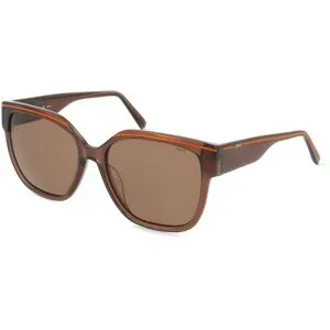 Charmant GmbH Europe Esprit ET40124 Damen-Sonnenbrille Vollrand Quadratisch Acetat-Gestell, Braun