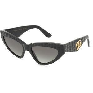 Luxottica Fashion Brillen Vertriebs GmbH Dolce&Gabbana 0DG4439 Damen-Sonnenbrille Vollrand Cat Eye Acetat-Gestell, Schwarz