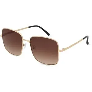 Wenzhou Bada Optical Co. , LTD Fielmann BD 559 SUN FA Damen-Sonnenbrille Vollrand Quadratisch Edelstahl-Gestell, Gold
