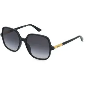 Kering Eyewear Spa Chloé CH0362S Damen-Sonnenbrille Vollrand Geometrisch Acetat-Gestell, Schwarz