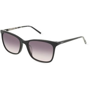 Marchon Germany GmbH DKNY DK500S Damen-Sonnenbrille Vollrand Quadratisch Metall-Gestell, Schwarz