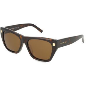 Thélios Givenchy GV40061U GV DAY Damen-Sonnenbrille Vollrand Eckig Acetat-Gestell, Havanna