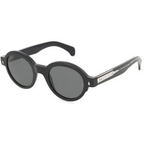 Luxottica Fashion Brillen Vertriebs GmbH Moncler ME6003 RONDOSA Unisex-Sonnenbrille Vollrand Rund Acetat-Gestell, Schwarz