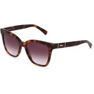 Marchon Germany GmbH Longchamp LO696S Unisex-Sonnenbrille Vollrand Butterfly Kunststoff-Gestell, Havanna