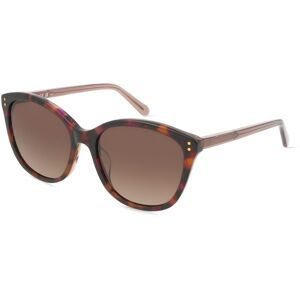Safilo GmbH Fossil 207354 Damen-Sonnenbrille Vollrand Cat Eye Acetat-Gestell, Braun