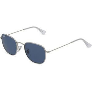 Luxottica Fashion Brillen Vertriebs GmbH Ray-Ban Junior RJ 9557S FRANK Kinder-Sonnenbrille Vollrand Quadratisch Metall-Gestell, Silber