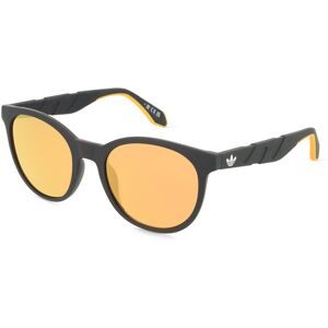 Marcolin Deutschland GmbH Adidas OR0102 Unisex-Sonnenbrille Vollrand Rund Acetat Spritzguss-Gestell, Schwarz
