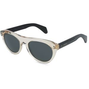 Luxottica Fashion Brillen Vertriebs GmbH Moncler ME6022U SPLASH Unisex-Sonnenbrille Vollrand Oval Acetat-Gestell, Gelb