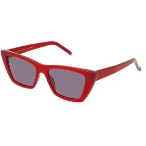 Wenzhou Bada Optical Co. , LTD Fielmann BD 603 SUN FA GRACE II Damen-Sonnenbrille Vollrand Butterfly Acetat-Gestell, Rot
