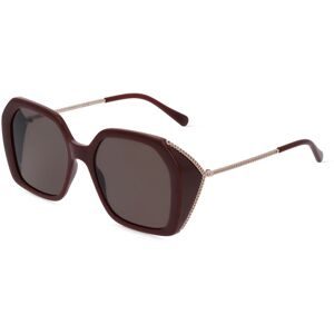 Thélios STELLA MCCARTNEY SC40059I Damen-Sonnenbrille Vollrand Geometrisch Acetat-Gestell, Braun