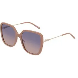 Kering Eyewear Spa Chloé CH0173S Unisex-Sonnenbrille Vollrand Quadratisch Kunststoff-Gestell, Beige