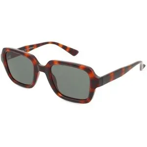 Eyestar Limited (China) Fielmann MI 060 SUN FA PATRICK Unisex-Sonnenbrille Vollrand Quadratisch Acetat Spritzguss-Gestell, Havanna