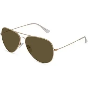 Wenzhou Bada Optical Co. , LTD Fielmann BD 277 SUN CL Unisex-Sonnenbrille Vollrand Pilot Edelstahl-Gestell, Gold