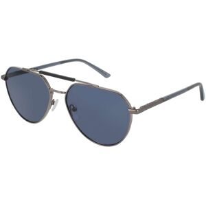 Marchon Germany GmbH Calvin Klein CK26100S Unisex-Sonnenbrille Vollrand Pilot Metall-Gestell, Grau