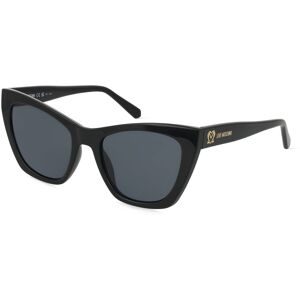 Safilo GmbH Moschino MOL070/S Damen-Sonnenbrille Vollrand Butterfly Kunststoff-Gestell, Schwarz