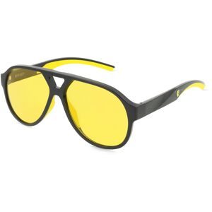 Luxottica Fashion Brillen Vertriebs GmbH Scuderia Ferrari FZ6014U Unisex-Sonnenbrille Vollrand Pilot Kunststoff-Gestell, Schwarz