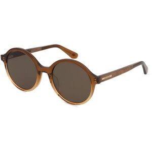 Masterdis Woodfellas 11724 SWITCH Unisex-Sonnenbrille Vollrand Rund Kunststoff-Gestell, Braun