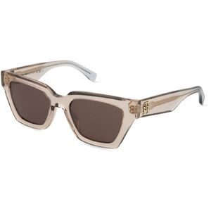 Safilo GmbH Tommy Hilfiger TH 2101/S Damen-Sonnenbrille Vollrand Cat Eye Acetat-Gestell, Beige
