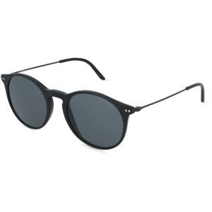 Luxottica Fashion Brillen Vertriebs GmbH Giorgio Armani AR8121 Herren-Sonnenbrille Vollrand Panto Acetat-Gestell, Schwarz