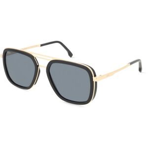 Safilo GmbH BOSS 1235/S Herren-Sonnenbrille Vollrand Eckig Metall-Gestell, Schwarz
