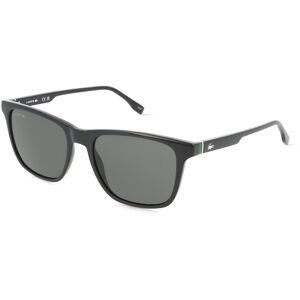Marchon Germany GmbH Lacoste L6041S Unisex-Sonnenbrille Vollrand Quadratisch Kunststoff-Gestell, Schwarz