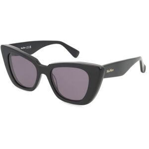 Marcolin Deutschland GmbH Max Mara MM0099 Unisex-Sonnenbrille Vollrand Butterfly Acetat-Gestell, Schwarz