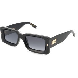 Safilo GmbH Dsquared2 207424 Herren-Sonnenbrille Vollrand Eckig Acetat-Gestell, Schwarz