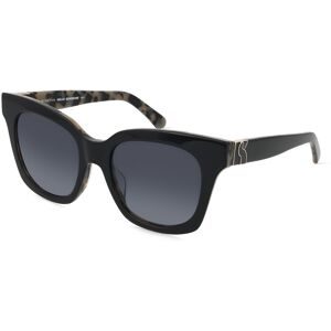 Safilo GmbH Kate Spade CONSTANCE/G/S Damen-Sonnenbrille Vollrand Cat Eye Acetat-Gestell, Schwarz