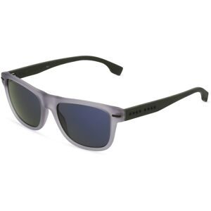 Safilo GmbH Boss 1322/S Herren-Sonnenbrille Vollrand Quadratisch Acetat-Gestell, Grau