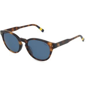 Luxottica Fashion Brillen Vertriebs GmbH Polo Ralph Lauren PH4241U Herren-Sonnenbrille Vollrand Rund Acetat-Gestell, Rot