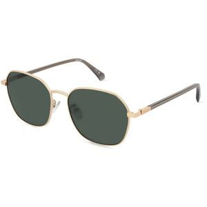 Safilo GmbH Polaroid PLD 4168/G/S/X Herren-Sonnenbrille Vollrand Panto Metall-Gestell, Gold
